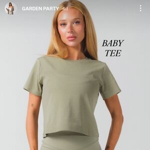 NWT ACTA Sage Baby Tee | Size Medium